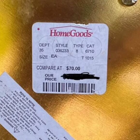 Homegoods Two Gold Crystal Metal Candleholders/Vases Centerpieces Table Decor EU - Picture 4 of 4